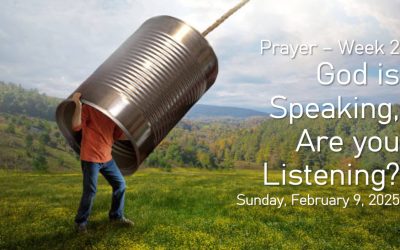 God is speaking, are you listening?